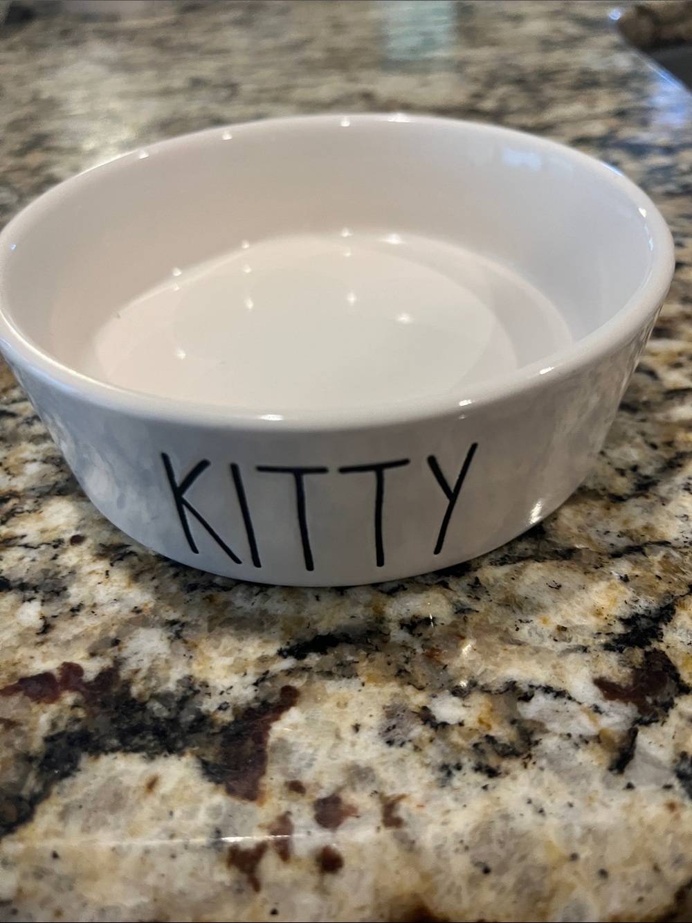 NWOT Rae Dunn KITTY Food Bowl - ceramic